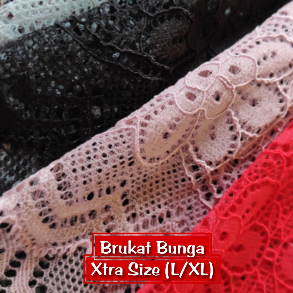 K154 - (Harga Per 1 Potong) CELANA DALAM WANITA PAKAIAN WANITA PAKAIAN DALAM BRUKAT TRANSPARAN SOREX FREE SIZE