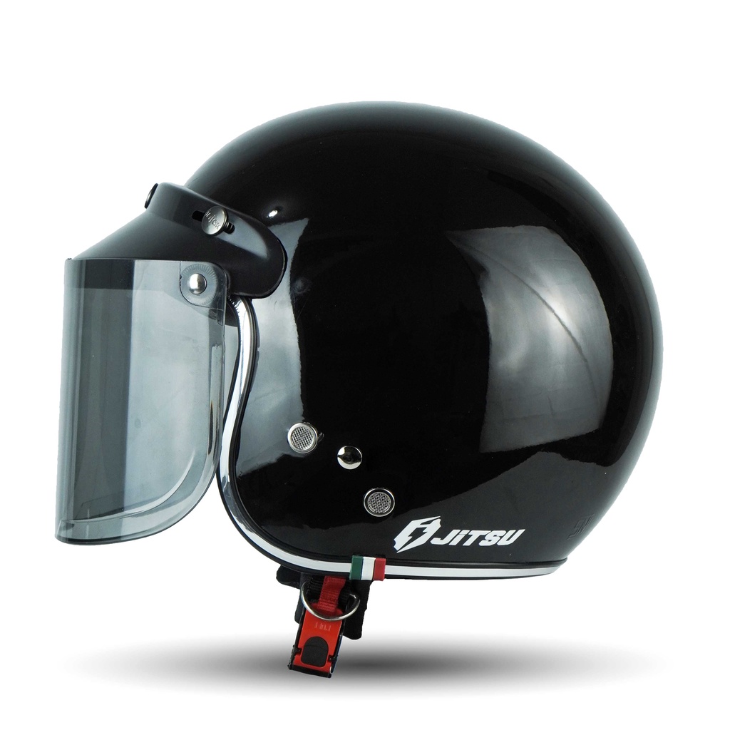 Jitsu Helm Retro Premium JR1 Warna Terbaru Gloss