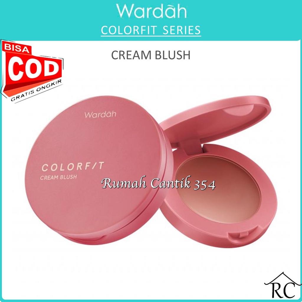 BARU! Wardah Colorfit Cream Blush - Formula ringan dan teksturnya creamy