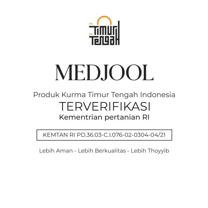 

Kurma Medjool Premium Timur Tengah Medjoul Premium High Quality Best Seller