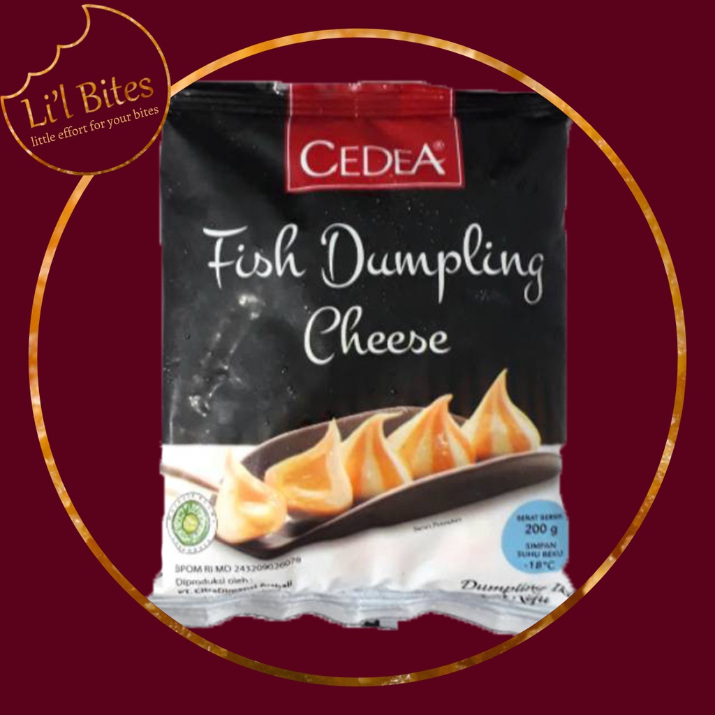 

Cedea 200 gram - Dumping Cheese (keju) - Crab Nugget (nugget kepitinng) - Salmon Ball (bakso ikan salmon)