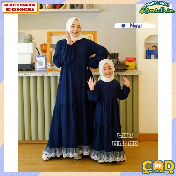 Gamis Copel Orangtua Amak Baju Gamis Anak Ibu Dress Couple Mom&Kids Terbaru Gmis Kapel Ibuu Amk Pere