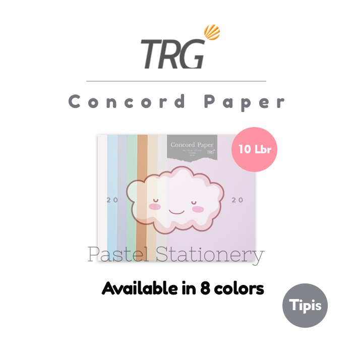 

TRG Kertas Concord Concorde Paper A4 Tipis 90gr Isi 10 Lembar