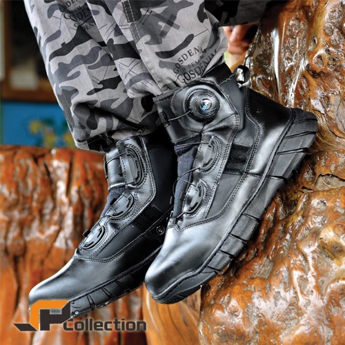 Sepatu Boot PDL Midtrax Tali Putar Model BOA Midtrax PU Leather Premium MK2