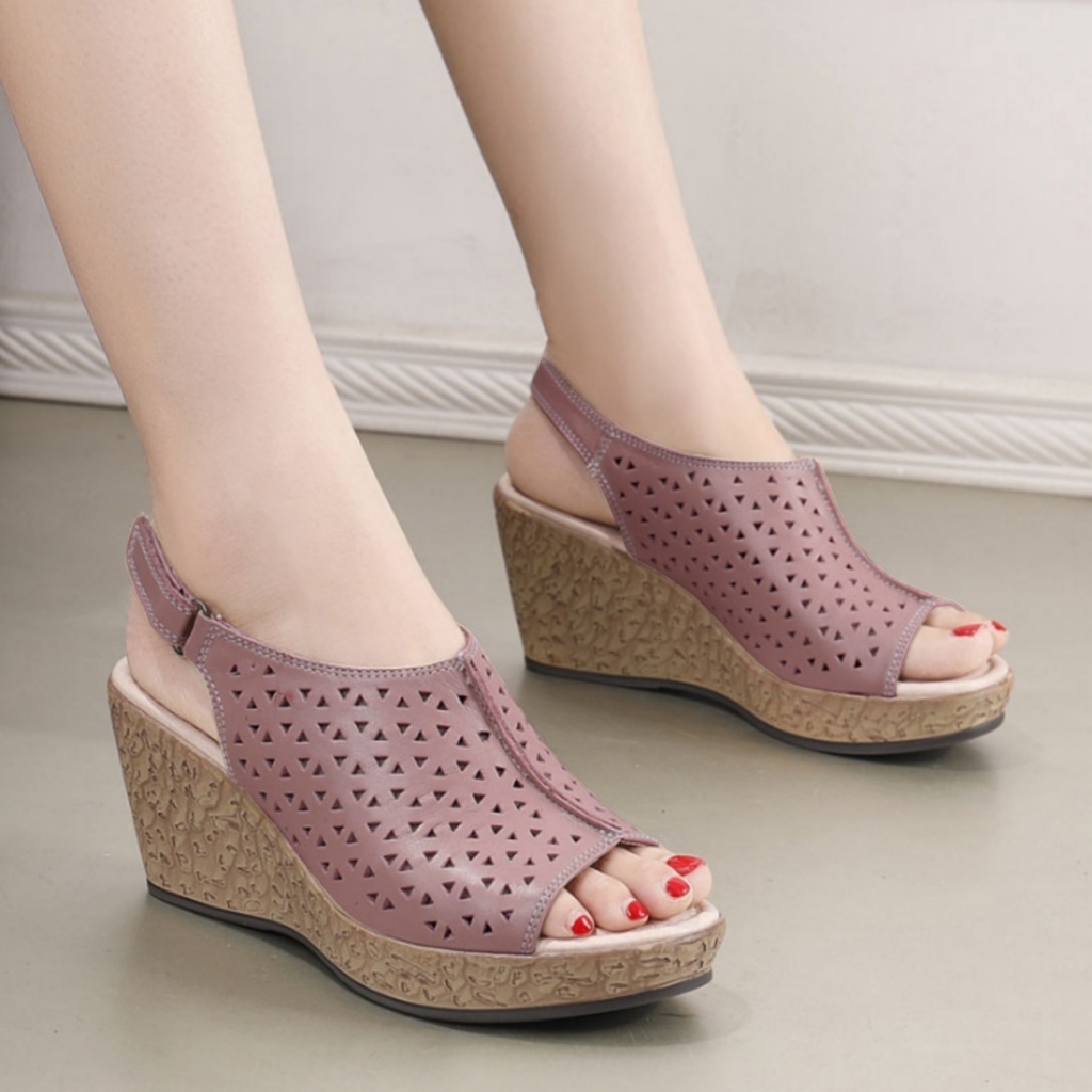 Bzg- Terbaru!! Brianna Wedges Wanita FR 03