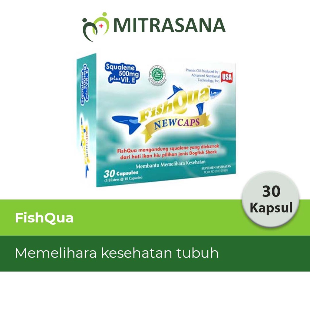 Fishqua 30 Softgel - Suplemen Minyak Ikan