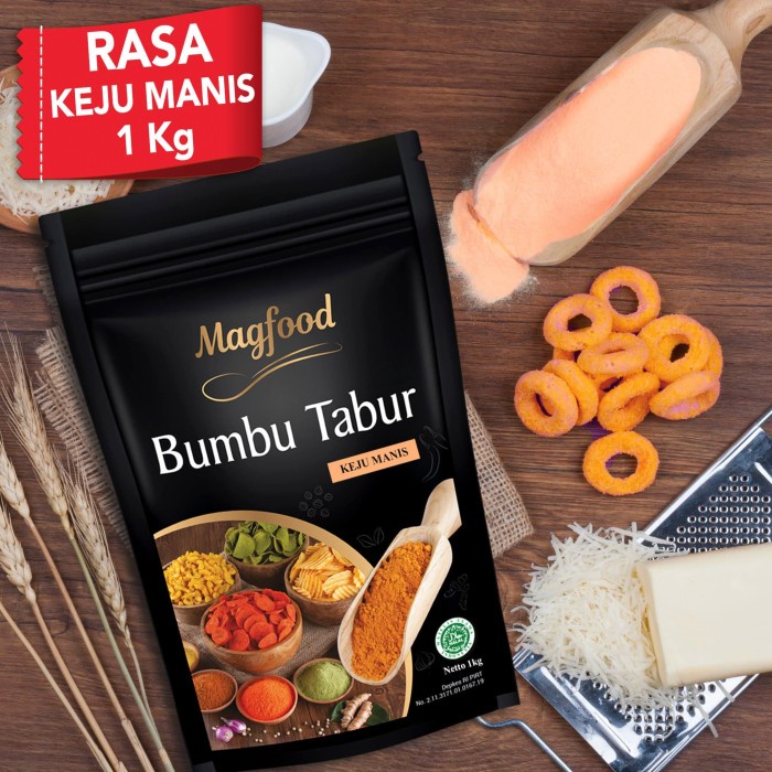 

[bisa Cod] Magfood Bumbu Tabur Keju Manis 1 Kg