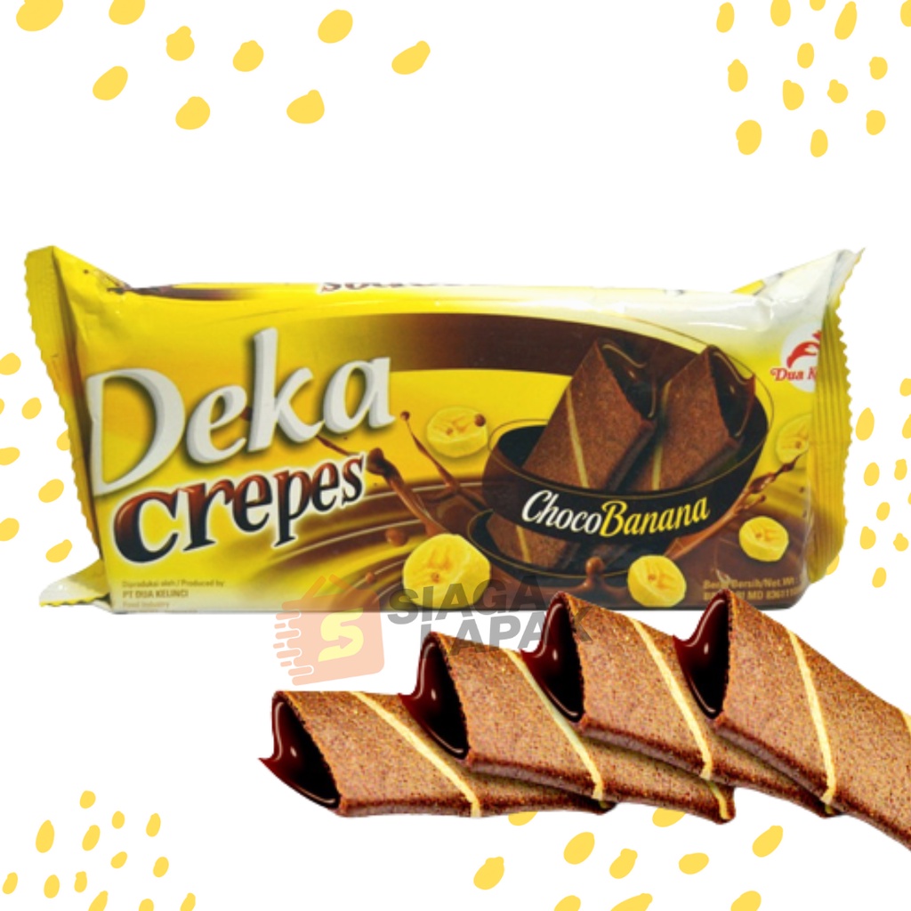 Deka Crepes 90gr Choconut Choco Banana Crackers All Varian
