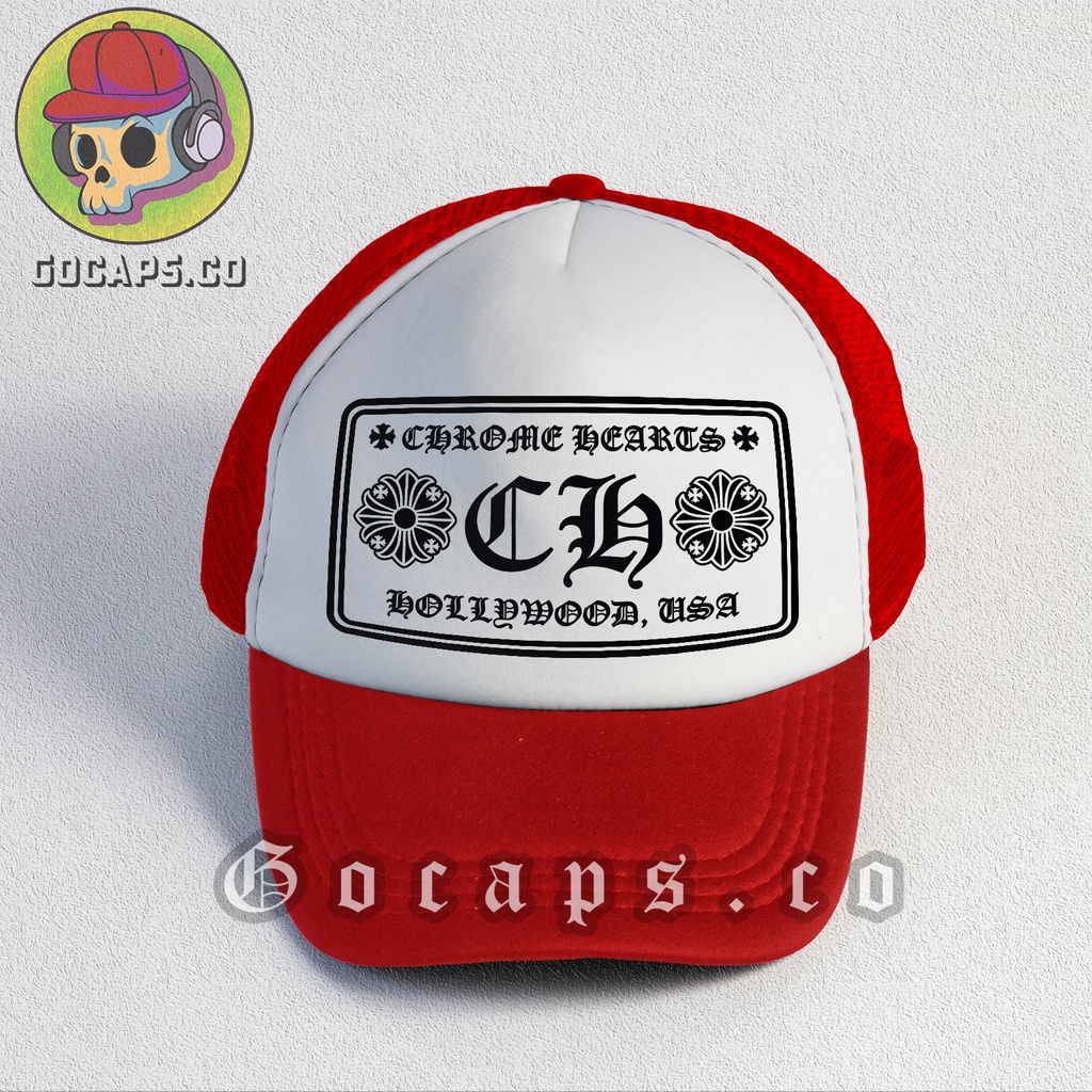 Gocaps - Topi Jaring Trucker Chrome Unisex (Premium Quality) - CH V2