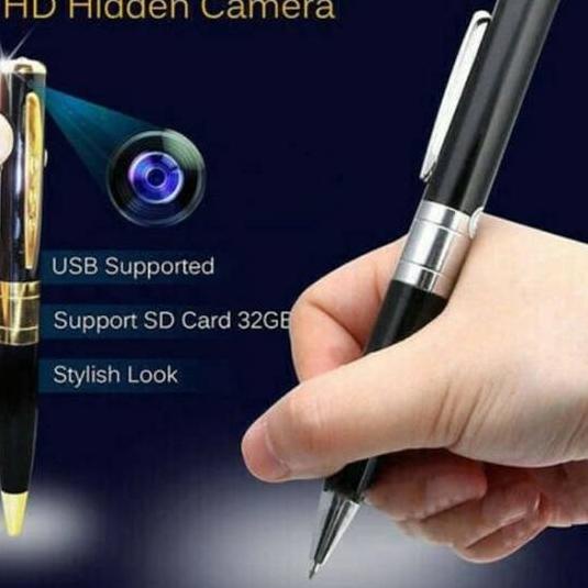 ▼ Pena perekam Suara + kamera spycam voice recorder pen sound recording spy cam  voice recording ➽