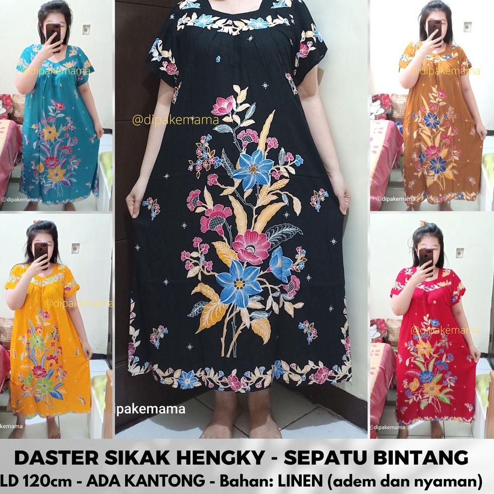 MURAH BANGET Daster Hengky Sikak ANYELIR TERBARU SEPATU BINTANG roda Baju 3 Tangkai Tidur Batik Mura