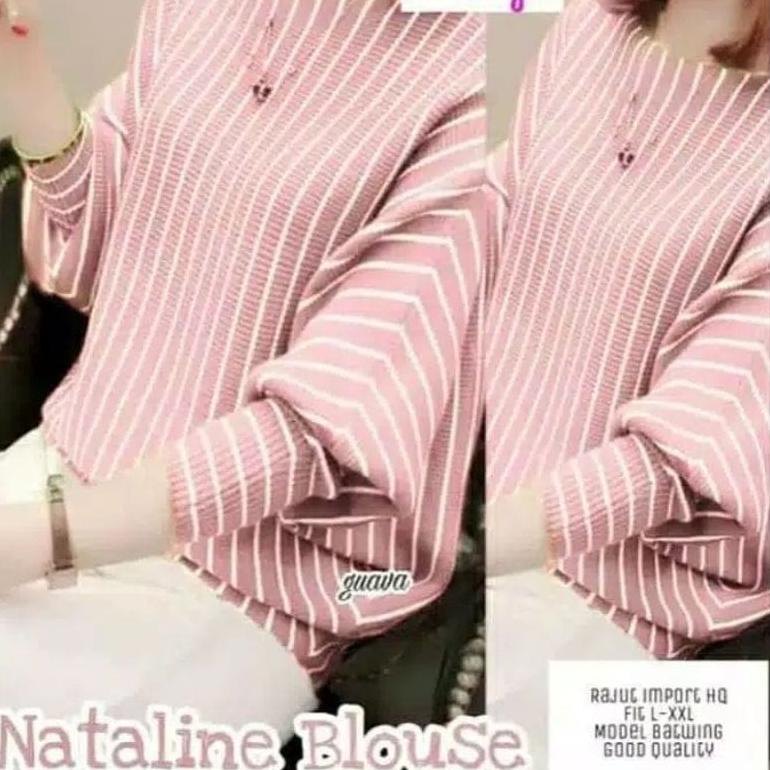 BEST SELLER Best Seller - Lasperal Salur Rajut Batwing Premium Jumbo Ld 120 / Atasan Rajut Wanita / 