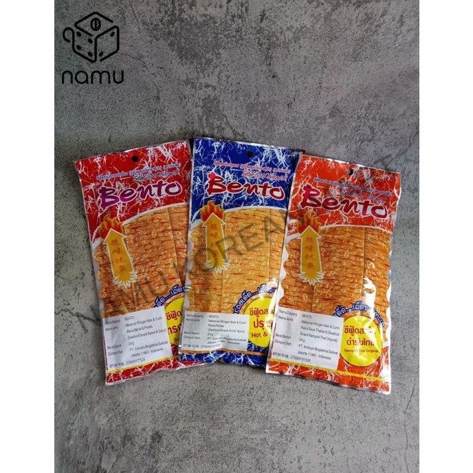 

@@@@] Bento Seafood Snack Thailand 24gr All Varian / Makanan Ringan Seafood