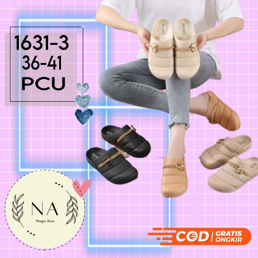Sandal sepatu balance perempuan dewasa 1631-3 size 36-41/sandal wanita import terbaru