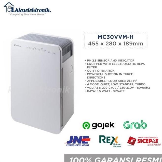 Ac Portable Daikin Mc30Vvm-H Air Purifier Daikin Hepa Filter - Maks Storocaqaa