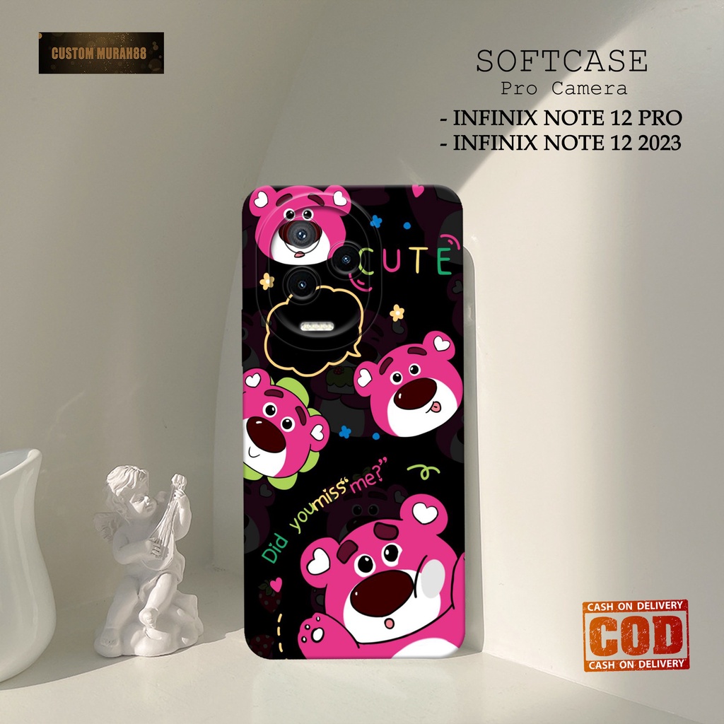 Soft case Hp Infinix Note 12 2023 / Infinix Note 12 Pro Terbaru - Fashion Case KARTUN LUCU - Cassing