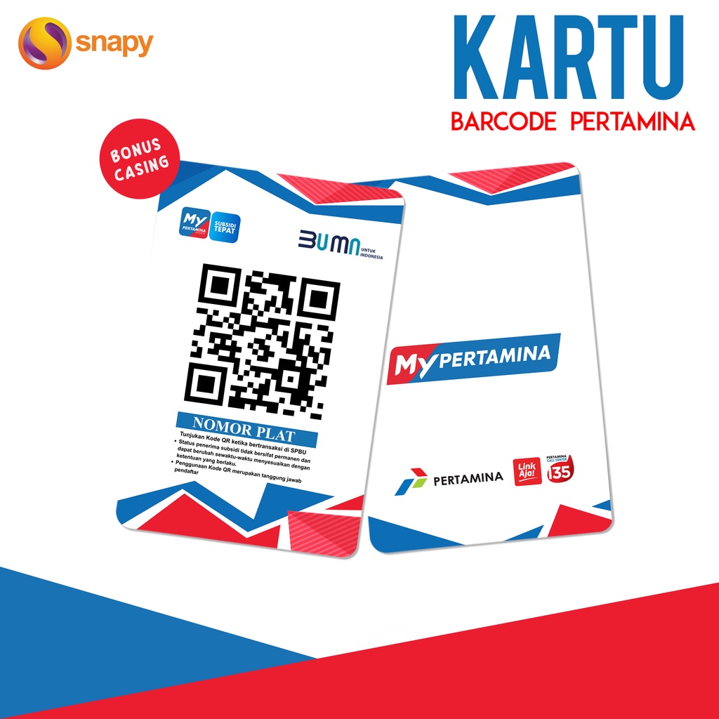 KARTU ID CARD BBM SUBSIDI MY PERTAMINA