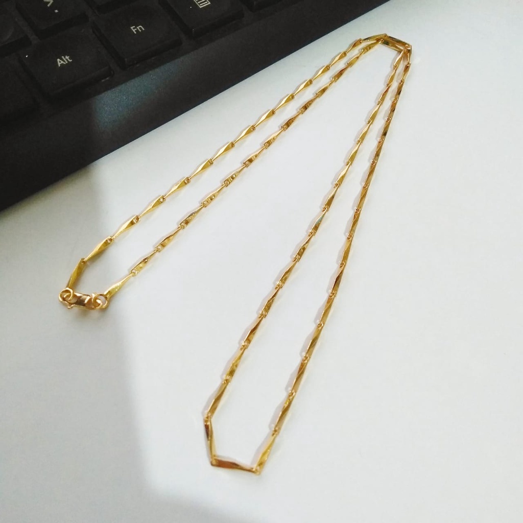 AV08 Grosir Kalung Rantai Motif Padi Kalung Dewasa