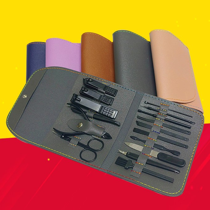 Set Perawatan Kuku 16 in 1  Alat Manicure dan Pedicure — 10