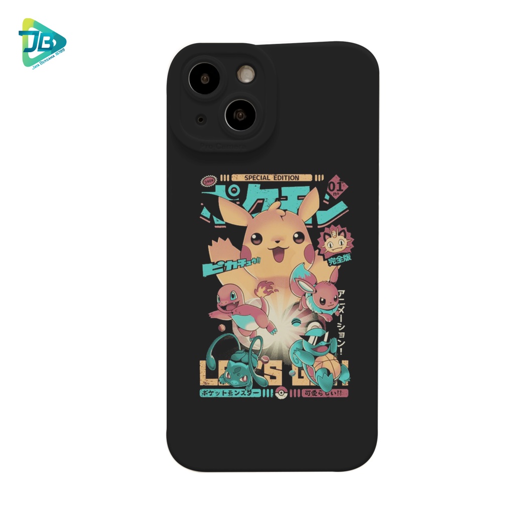 CUSTOM CASE SOFTCASE SILIKON PROCAMERA PIKACU CUSTOM XIAOMI REDMI 6A 8 8A PRO 9 9A 9C 10A NOTE 8 9 10 10S POCO M3 M4 JB7969