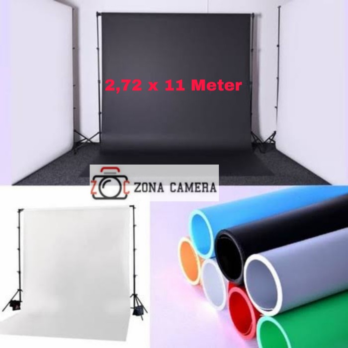 Terlaris Background Paper Foto 2.7 X 11M Background Kertas Background Polos
