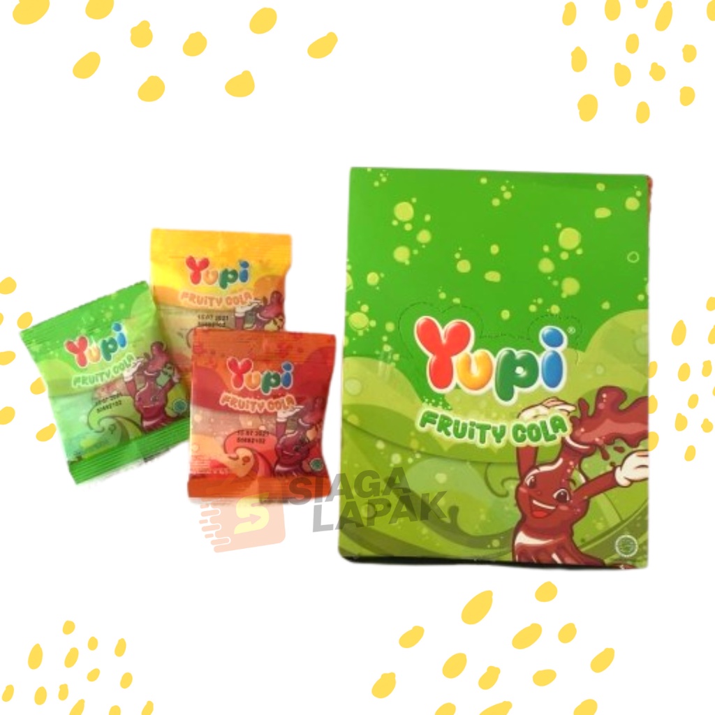 Permen Yupi Jeli Gummy Candy Jelly Box Aneka Rasa