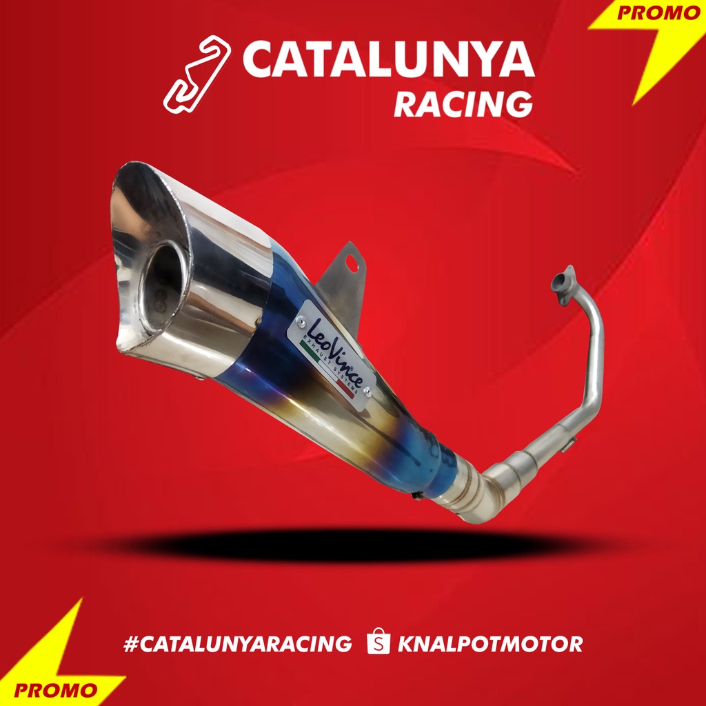 Knalpot racing Leo vince Cobra Yamaha Aerox / Nmax