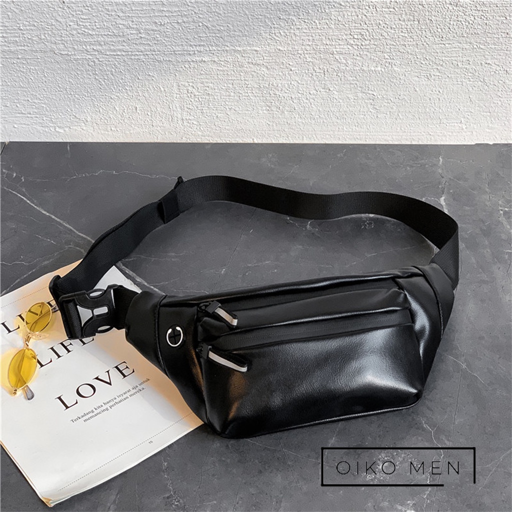 OIKO MEN - WAIST BAG PRIA NELSON OIKO | TAS KULIT PREMIUM | SLING BAG PRIA