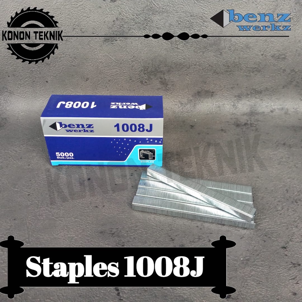 

Isi staples tembak angin 1008J Benz Werkz Staples 1008J 5000Pcs / Isi staples tembak angin 1008J Benz Werkz Staples 1008J 5000Pcs