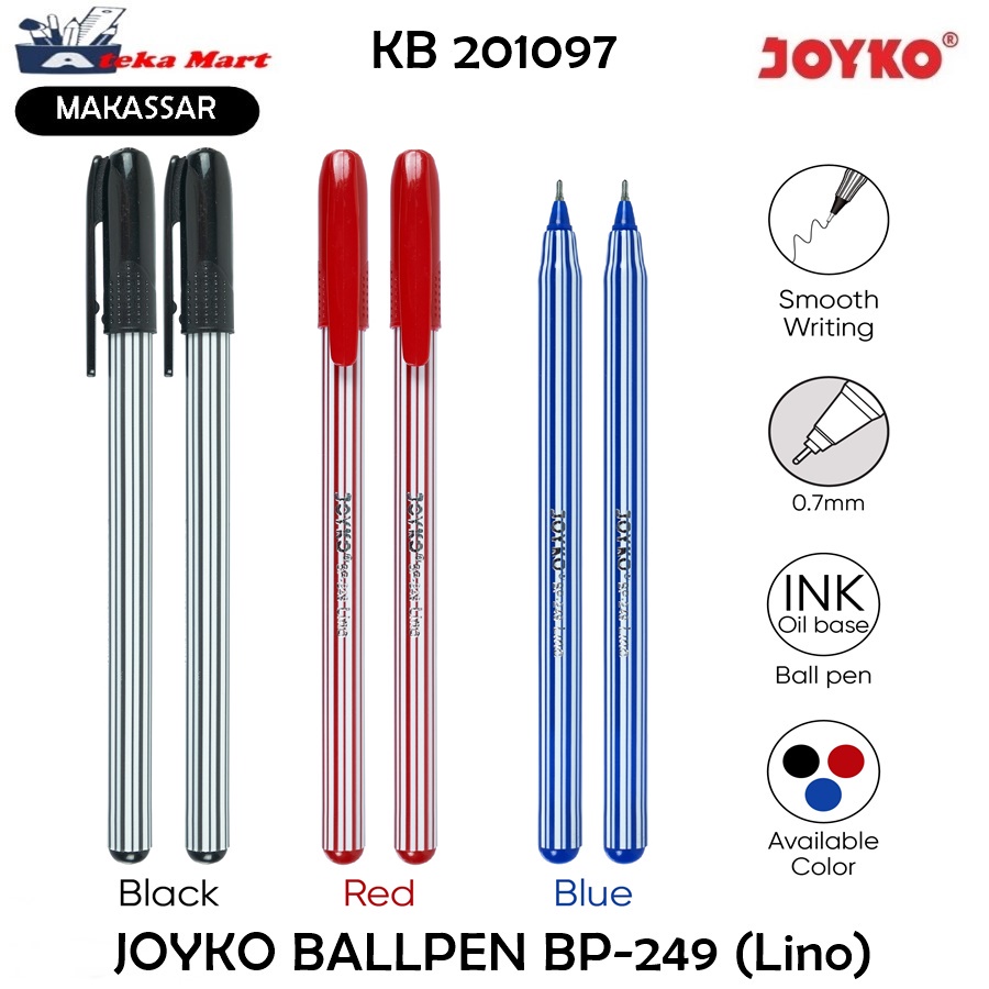 

[PCS] JOYKO BALLPEN BP-249 LINO PEN MURAH