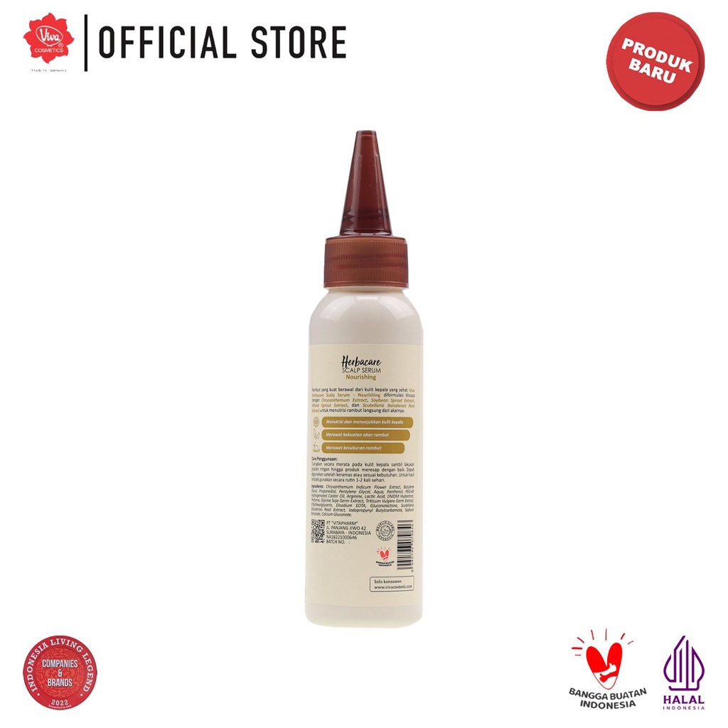 ★ BB ★ Viva Herbacare Scalp Serum 100 ml - Normal to Dry Hair &amp; Oily &amp; Anti Dandruff Hair