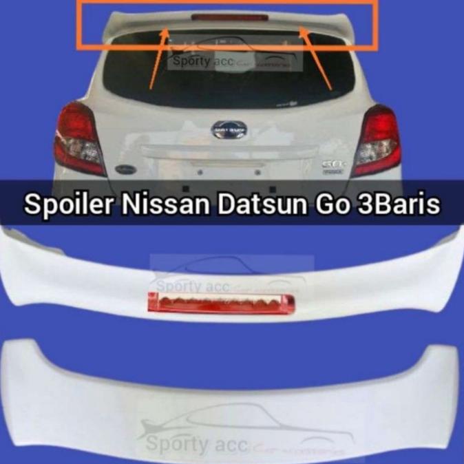Spoiler Datsun Go With Lamp