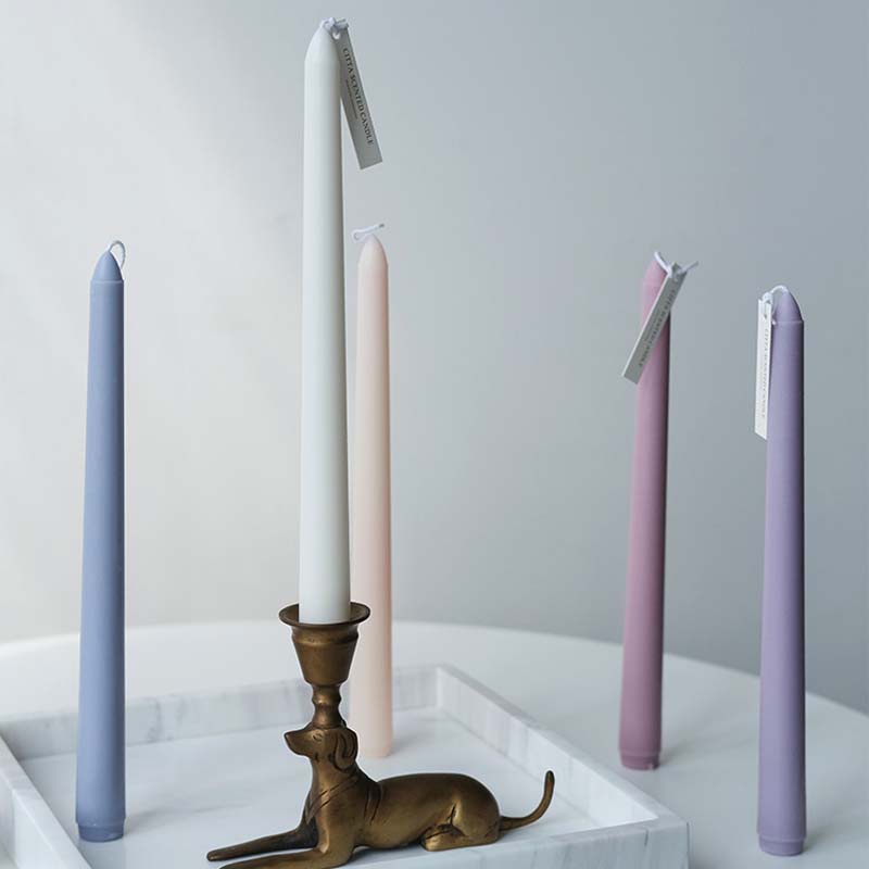 YHOME 4Pcs Long Candle for Room and Table Decoration XMT 6199