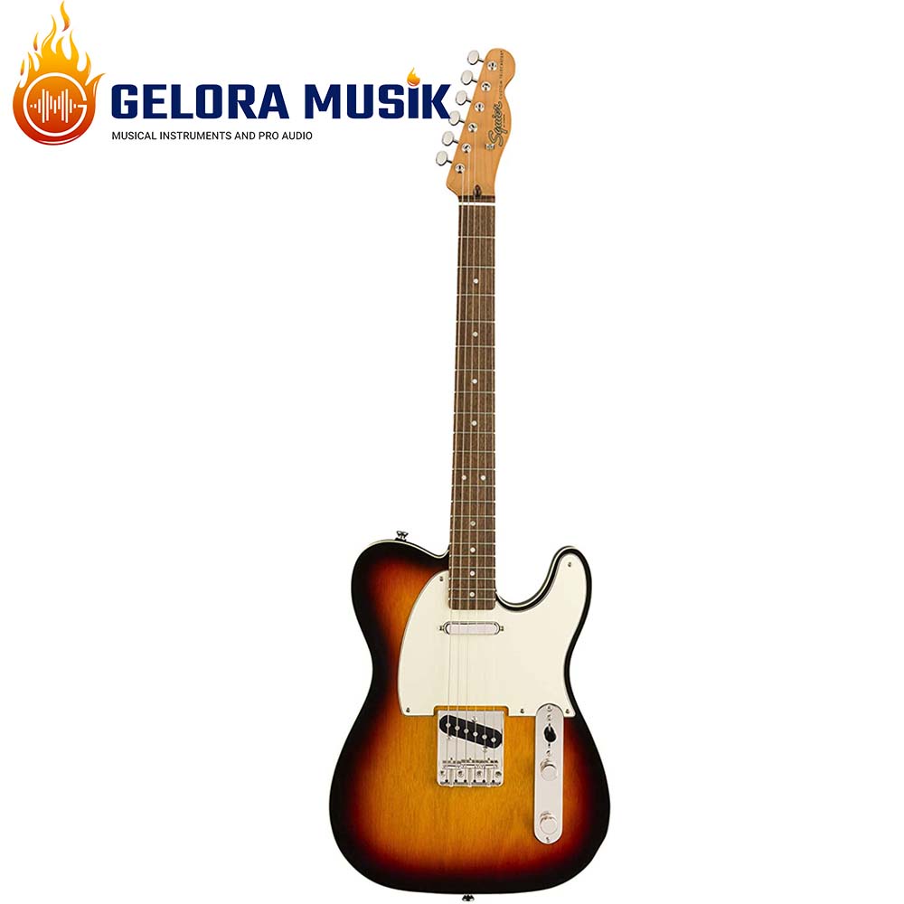 Gitar Elektrik Squier Classic Vibe 60s Custom Telecaster 3-Tone Sunburst