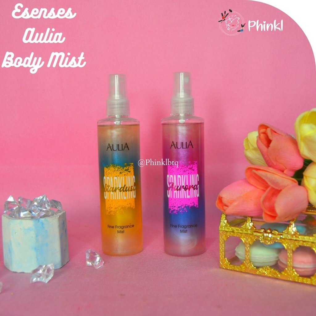 `ღ´ PHINKL `ღ´ [ESENSES]  ESENSES aulia body mist sparkling glitter bling bling wangi