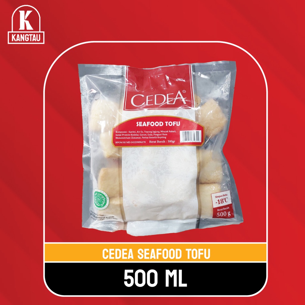 

Cedea Seafood Tofu 500GR