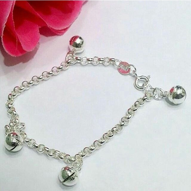 Fred Gelang Tangan / Kaki Anak / Bayi / Balita Perak Silver 925 Asli Ori