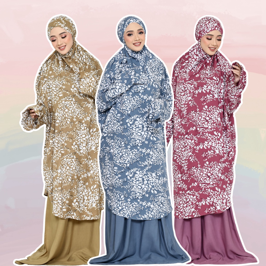 Mukena HDM Sakura Bahan Rayon Janger Untuk Remaja Dan Dewasa Bahan Rayon Janger Termurah Kekinian