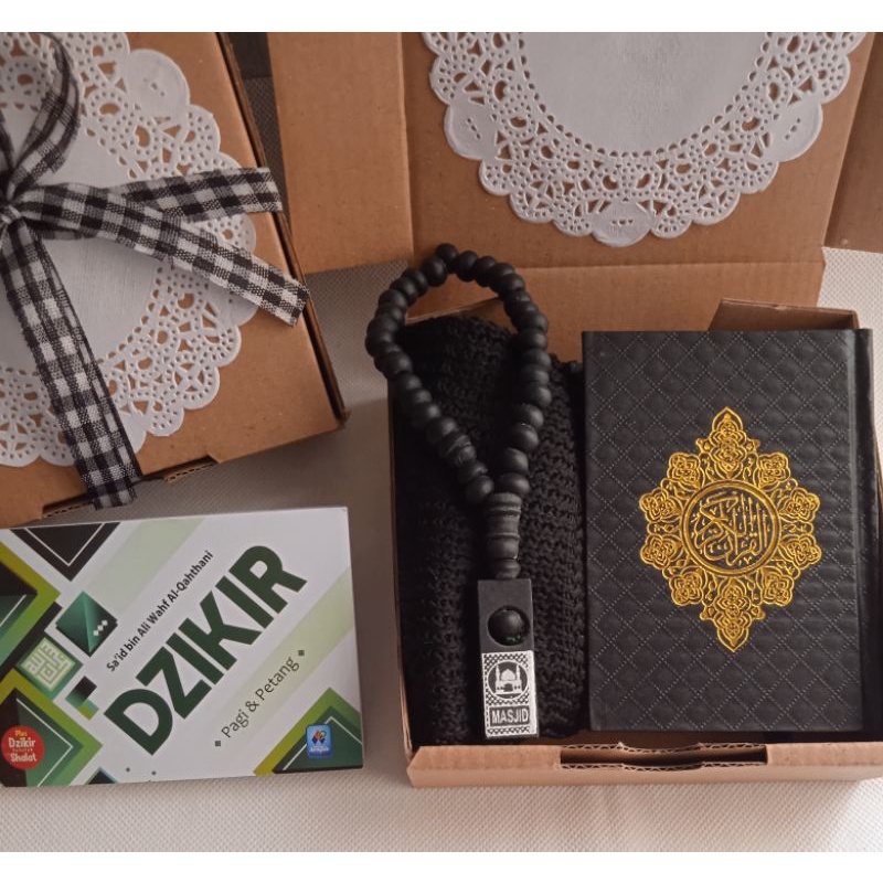 Hampers Souvenir Al Quran Mini Tahlilan Kado Cowok Islami