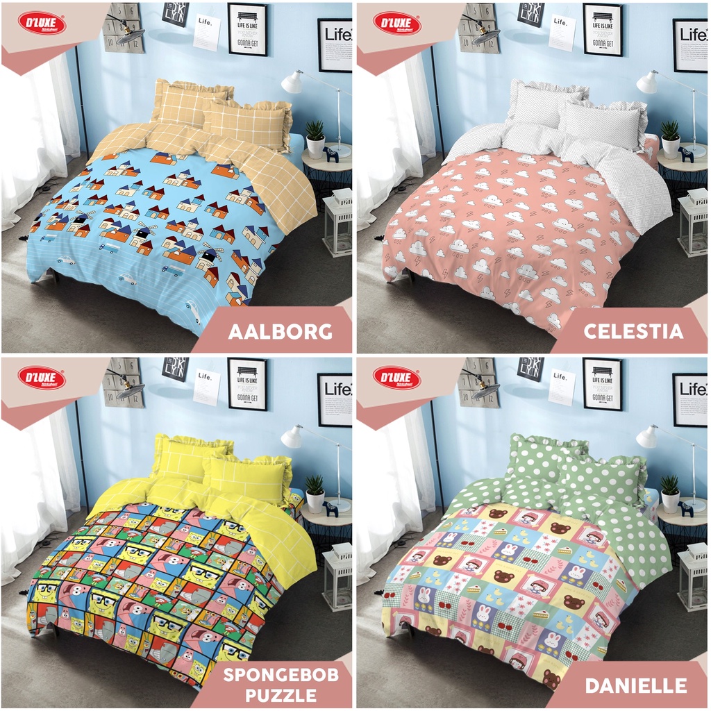 Kintakun D'Luxe BED COVER Set Sprei Rumbai SPECIAL Edition Uk. 180x200