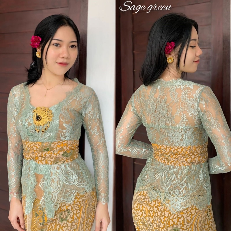 kebaya jadi metalik ysl ori