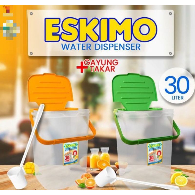 WATER DISPENSER ESKIMO + FREE GAYUNG ES CANTIK