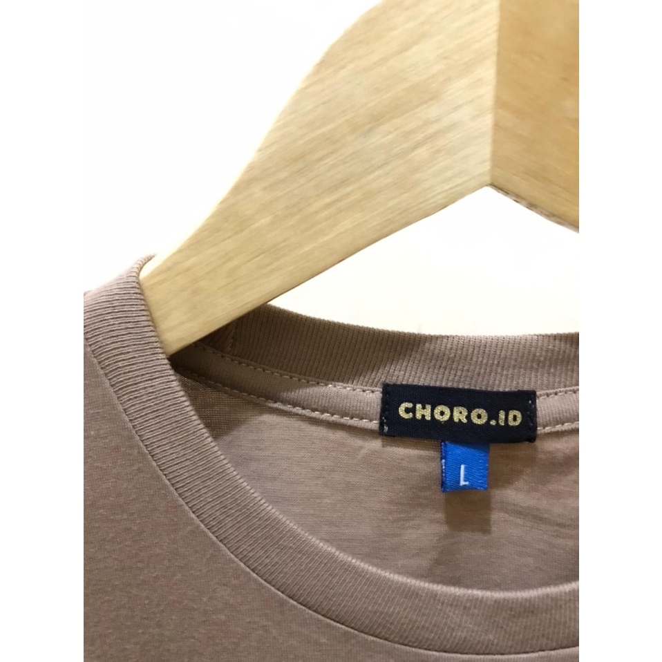 Kaos Polos Cotton Combed 30s Coklat Susu