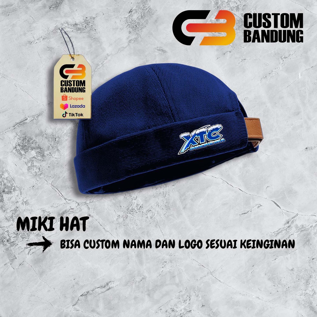 Topi Miki hat XTC 2 Miki Hat Peci Miki hat Topi Miki hat Anak &amp; Dewasa Topi Brimless Premium