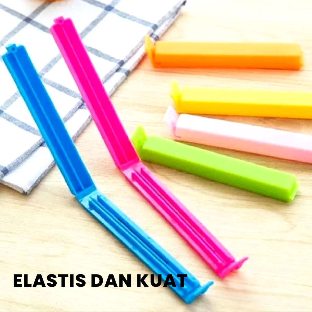 Klip Plastik Makanan Penjepit Kemasan Praktis