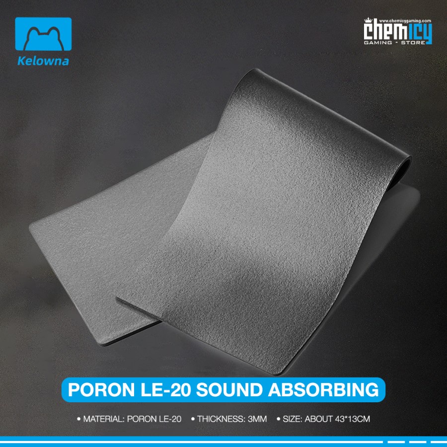Kelowna Poron LE-20 Sound Absorbing 2.5m Foam Keyboard