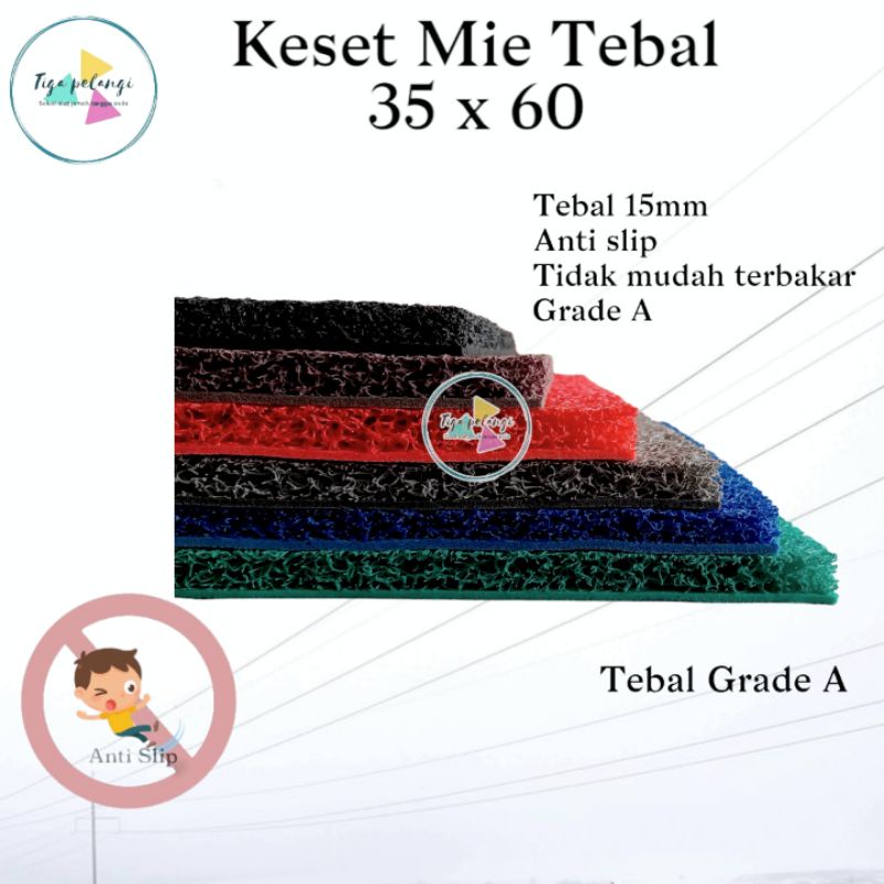 Keset Mie bihun Tebal Anti Slip | Keset Kaki Kamar Mandi