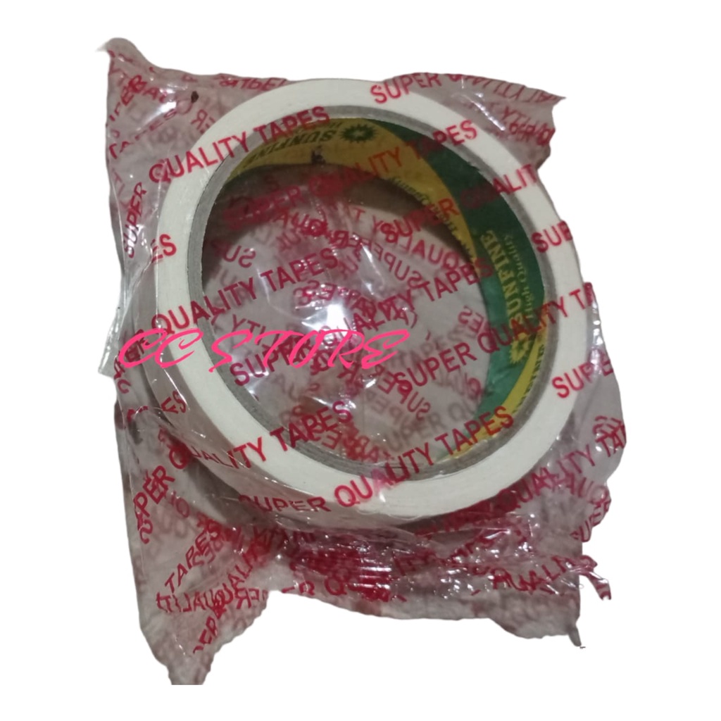 

Sunfine Masking Tape Lakban Kertas 1 Inch Ukuran Sedang