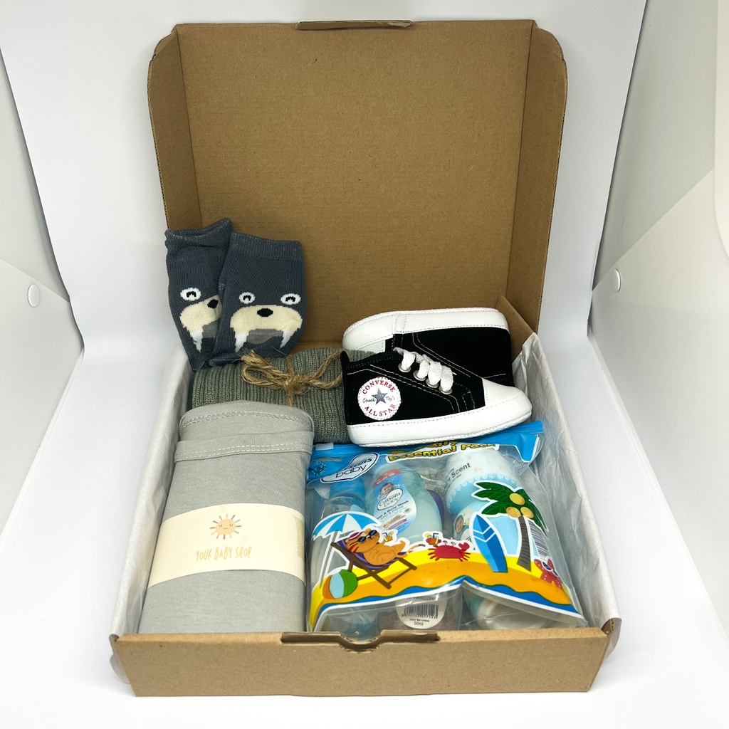 YBS Premium Hampers Bayi 5 in 1 Kado Lahiran Bayi Perlengkapan Bayi Newborn Unisex Baby Giftset
