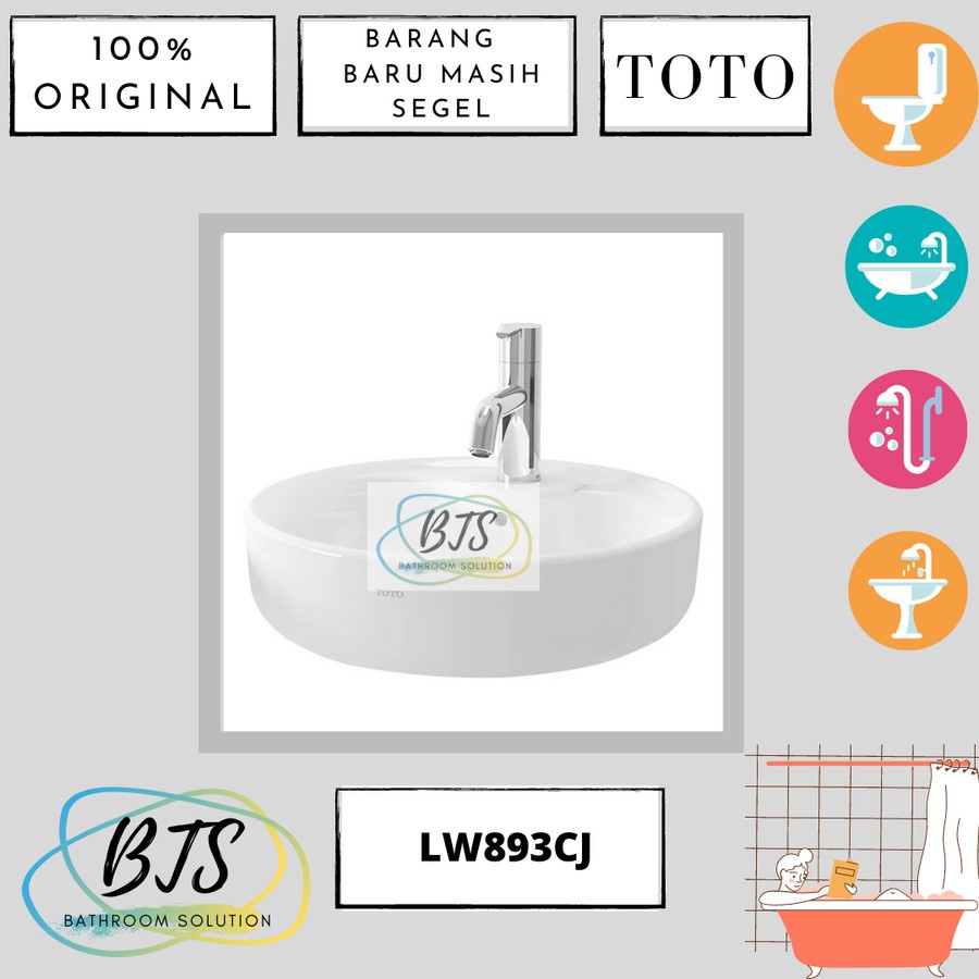 Wastafel meja OMNI TOTO LW893CJ/ LW 893 CJ/ LW893 CJ/ LW 893CJ/ LW893